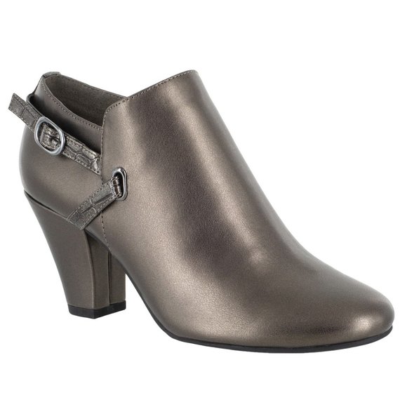Women's Easy Street Dark Gray ankle boots SZ 7.5 M New - Picture 1 of 5
